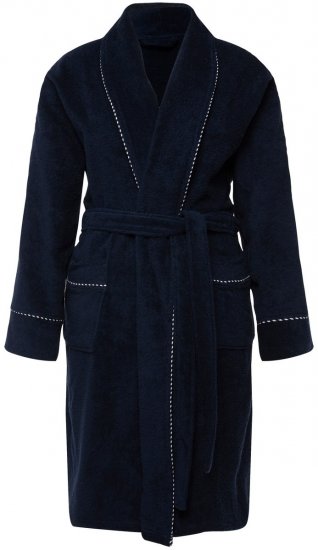 Ulla Popken 826794 Halat din prosop Bleumarin - Halate - 