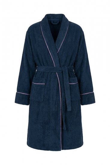 Ulla Popken 826794 Halat din prosop Bleumarin - Halate - 