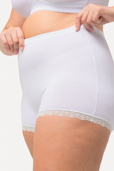 Ulla Popken 827286 Boxeri set de 3 Neagră - Chiloți - 
