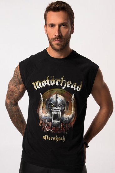 JP1880 Ozzy Motörhead Graphic Band T-Shirt Black - Tricouri - Tricouri Bărbați Mărimi Mari