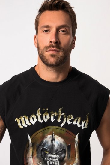 JP1880 Ozzy Motörhead Graphic Band T-Shirt Black - Tricouri - Tricouri Bărbați Mărimi Mari