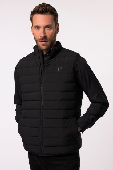 JP1880 Quilted Gilet Stand-Up Collar Black - Geci - Geci Bărbați Mărimi Mari