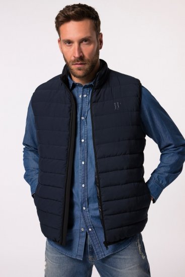 JP1880 Quilted Vest Techno Down Padding Navy - Geci - Geci Bărbați Mărimi Mari