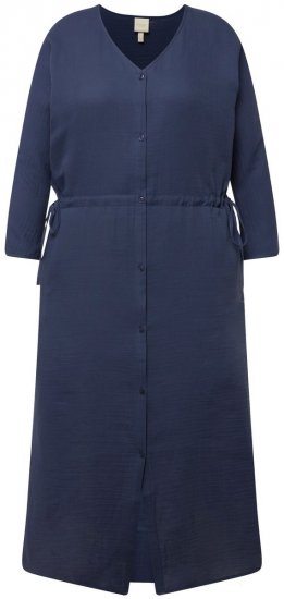 Ulla Popken 829143 Rochie tip cămașă Bleumarin - Rochii tip cămașă - 