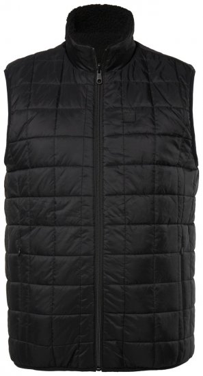 Jay-Pi 829716 Vestă reversibilă cu teddy Neagră - Geci - Geci Bărbați Mărimi Mari