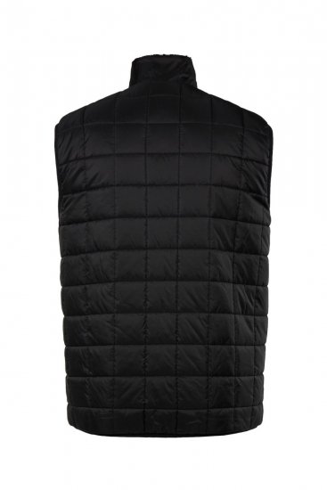 Jay-Pi 829716 Vestă reversibilă cu teddy Neagră - Geci - Geci Bărbați Mărimi Mari