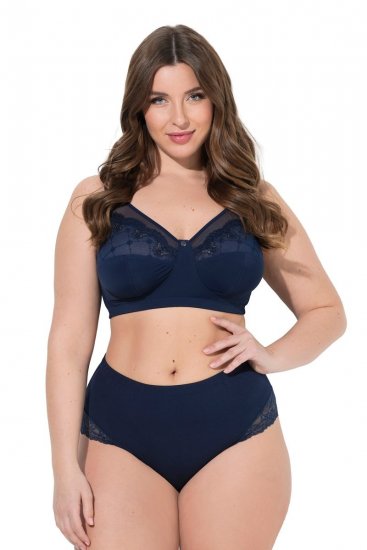 Ulla Popken 830094 Chiloți cu dantelă set de 2 Bleumarin - Chiloți - 