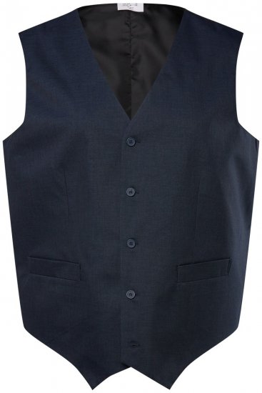 Men+ 665 Sevilla Vestă de costum Bleumarin - Costume - Costume Bărbați mărimi mari