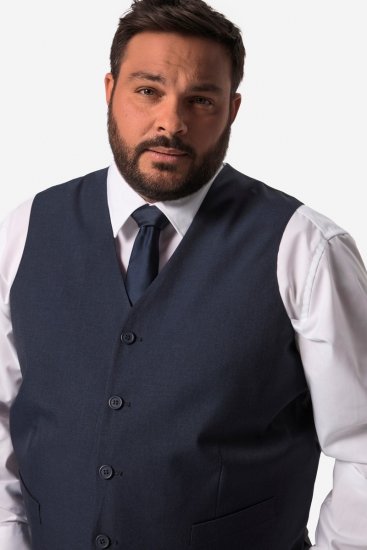 Men+ 665 Sevilla Vestă de costum Bleumarin - Costume - Costume Bărbați mărimi mari