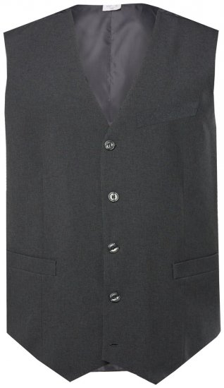 Men+ 668 Madrid Vestă de costum Antracit - Costume - Costume Bărbați mărimi mari