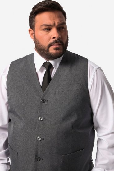 Men+ 668 Madrid Vestă de costum Antracit - Costume - Costume Bărbați mărimi mari