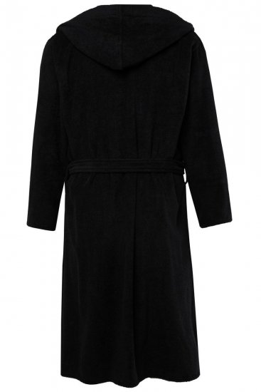 JP1880 Bathrobe Terry Black - Lenjerie intimă & costum baie - Lenjerie Intimă Bărbați Mărimi Mari
