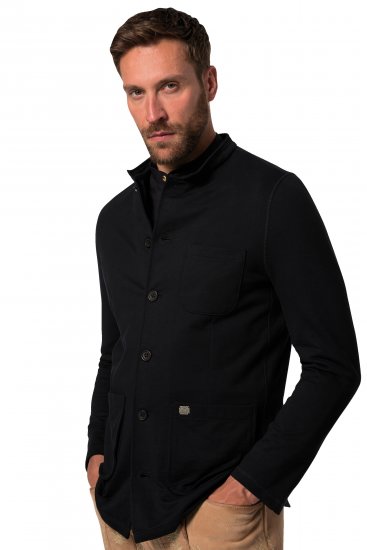 JP1880 Comfortable & Stretchy FLEXNAMIC® Light Jacket Black - Geci - Geci Bărbați Mărimi Mari