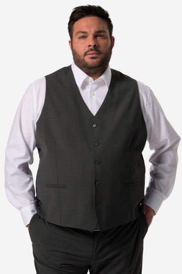 Men+ 472 Barcelona Vestă de costum Antracit - Costume - Costume Bărbați mărimi mari