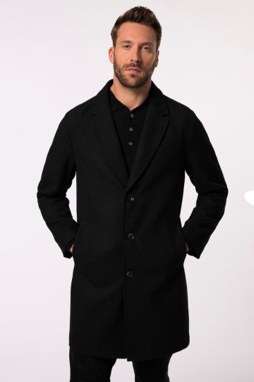 JP1880 Coat Classic Wool Blend Black - Geci - Geci Bărbați Mărimi Mari