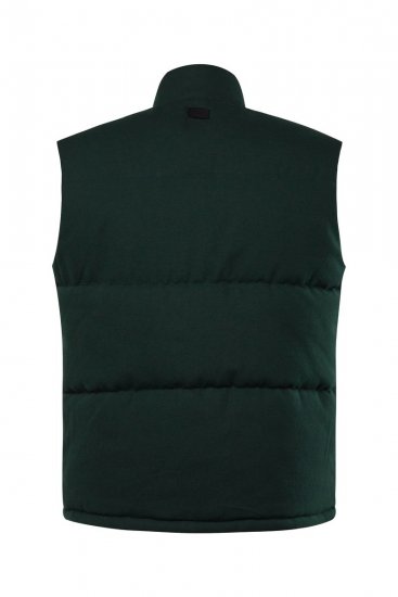 STHUGE 831896 Vestă flanelă matlasată Verde închis - Geci - Geci Bărbați Mărimi Mari