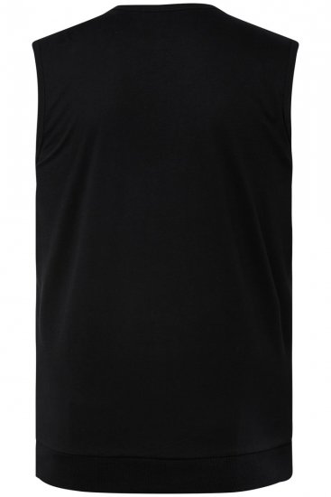 Men+ 248 Tricou fără mâneci bellyfit Neagră - Tricouri - Tricouri Bărbați Mărimi Mari