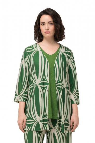 Ulla Popken 832884 Jachetă Verde - Geci - Jachete de damă marimi mari