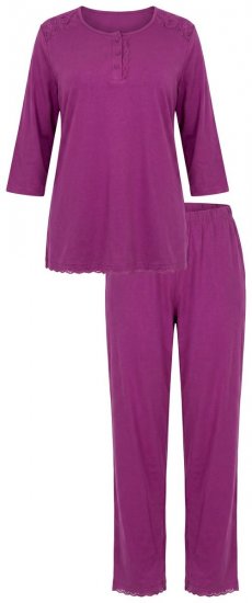 Ulla Popken 833660 Pijama Violet - Pijamale/Haine de casă - 