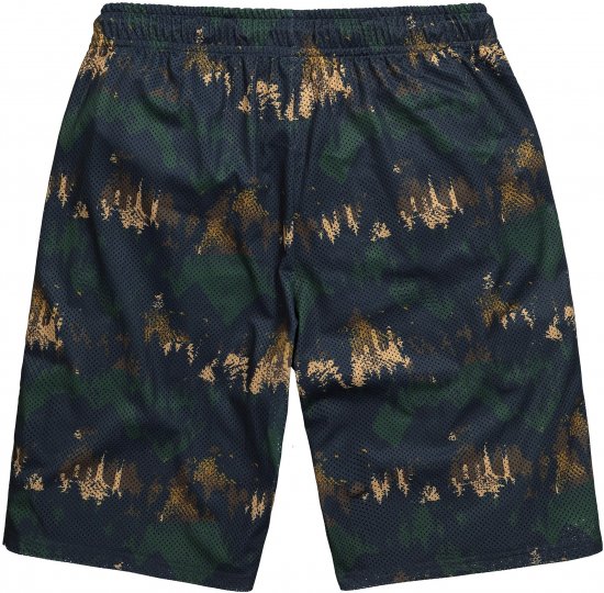 JP1880 Jay-Pi Bermuda QuickDry Mesh Fitness Shorts Khaki - Haine sport & haine de exterior - Haine Sport & Exterior Bărbați Mărimi Mari
