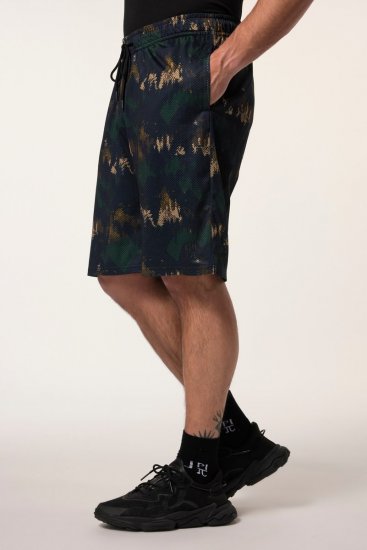 JP1880 Jay-Pi Bermuda QuickDry Mesh Fitness Shorts Khaki - Haine sport & haine de exterior - Haine Sport & Exterior Bărbați Mărimi Mari