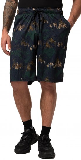 JP1880 Jay-Pi Bermuda QuickDry Mesh Fitness Shorts Khaki - Haine sport & haine de exterior - Haine Sport & Exterior Bărbați Mărimi Mari