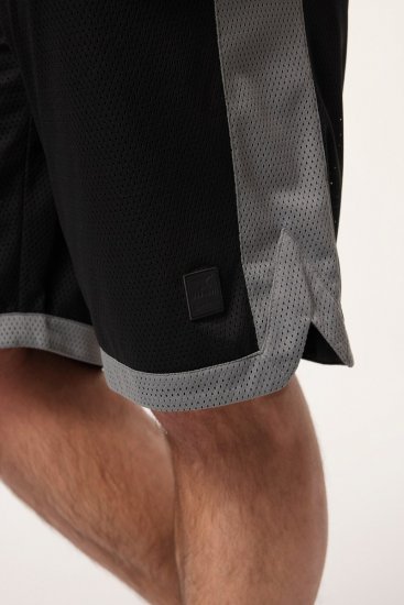 JP1880 Jay-Pi Bermuda QuickDry Mesh Fitness Shorts Black - Haine sport & haine de exterior - Haine Sport & Exterior Bărbați Mărimi Mari