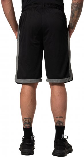 JP1880 Jay-Pi Bermuda QuickDry Mesh Fitness Shorts Black - Haine sport & haine de exterior - Haine Sport & Exterior Bărbați Mărimi Mari