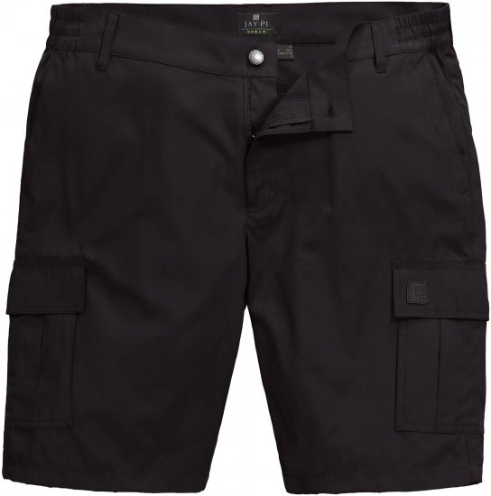 JP1880 Jay-Pi Bermuda QuickDry Cargo Shorts Black - Haine sport & haine de exterior - Haine Sport & Exterior Bărbați Mărimi Mari