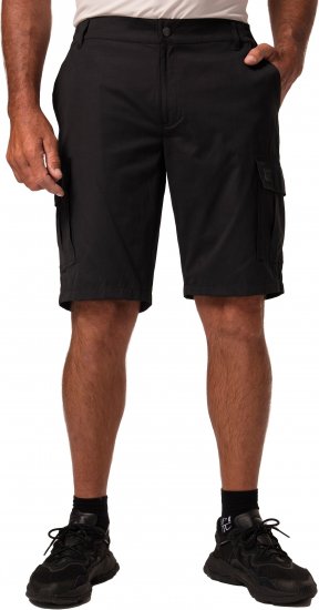 JP1880 Jay-Pi Bermuda QuickDry Cargo Shorts Black - Haine sport & haine de exterior - Haine Sport & Exterior Bărbați Mărimi Mari