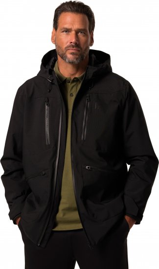 JP1880 Jay-Pi Functional Jacket Black - Haine sport & haine de exterior - Haine Sport & Exterior Bărbați Mărimi Mari