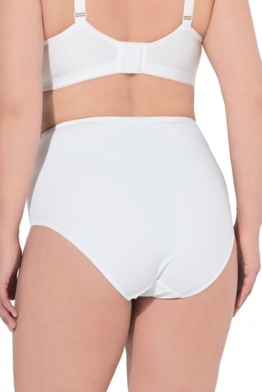 Ulla Popken 834307 Chiloți modelatori cu dantelă Alb unt - Lenjerie modelatoare - 