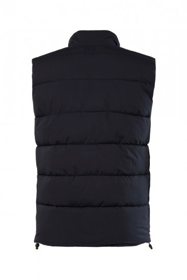 JP1880 834648 Vestă matlasată cu guler înalt Bleumarin - Geci - Geci Bărbați Mărimi Mari