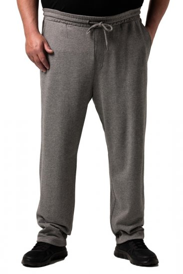 Men+ 852 Pantaloni de trening Gri melanj - Pantaloni trening - Pantaloni Trening Bărbați Mărimi Mari