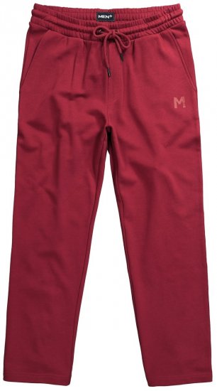 Men+ 852 Pantaloni de trening Roșu vin - Pantaloni trening - Pantaloni Trening Bărbați Mărimi Mari