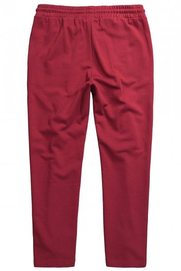 Men+ 852 Pantaloni de trening Roșu vin - Pantaloni trening - Pantaloni Trening Bărbați Mărimi Mari