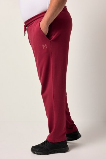 Men+ 852 Pantaloni de trening Roșu vin - Pantaloni trening - Pantaloni Trening Bărbați Mărimi Mari