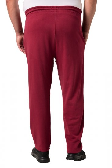Men+ 852 Pantaloni de trening Roșu vin - Pantaloni trening - Pantaloni Trening Bărbați Mărimi Mari