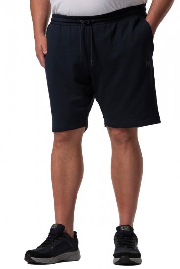 Men+ 858 Pantaloni scurți de trening Bleumarin - Pantaloni trening - Pantaloni Trening Bărbați Mărimi Mari