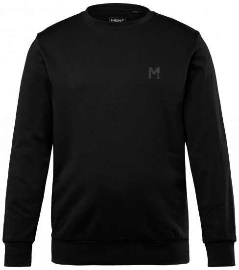 Men+ 865 Bluză sport Neagră - Pulovere & hanorace - Pulovere & Hanorace Bărbați Mărimi Mari