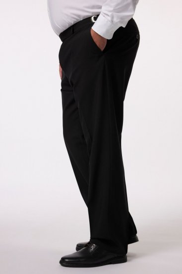 Men+ 065 Porto Pantaloni de costum Neagră - Costume - Costume Bărbați mărimi mari