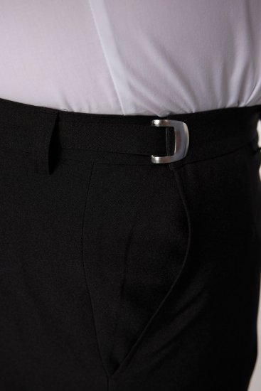 Men+ 065 Porto Pantaloni de costum Neagră - Costume - Costume Bărbați mărimi mari