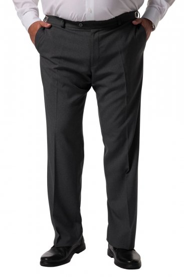 Men+ 065 Porto Pantaloni de costum Gri - Costume - Costume Bărbați mărimi mari