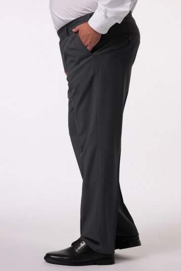 Men+ 066 Porto Pantaloni de costum bellyfit Gri - Costume - Costume Bărbați mărimi mari