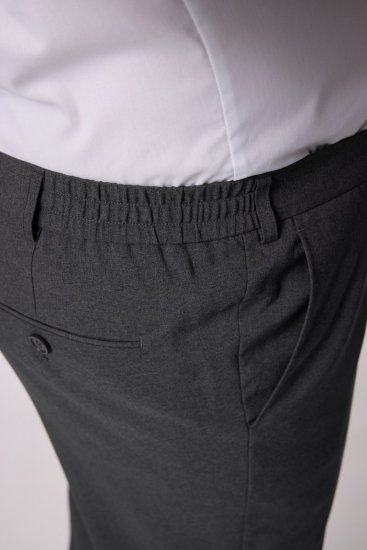 Men+ 066 Porto Pantaloni de costum bellyfit Gri - Costume - Costume Bărbați mărimi mari