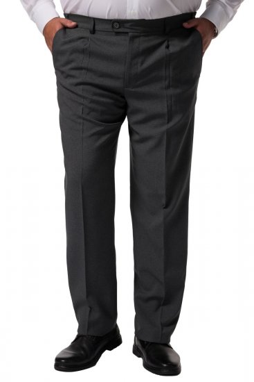 Men+ 066 Porto Pantaloni de costum bellyfit Gri - Costume - Costume Bărbați mărimi mari