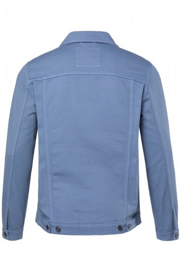 Men+ 446 Geacă de blugi cu buzunare la piept Albastru denim - Geci - Geci Bărbați Mărimi Mari