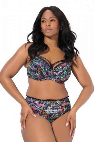 Ulla Popken 835633 Chiloți cu imprimeu animal Multicolor - Chiloți - 