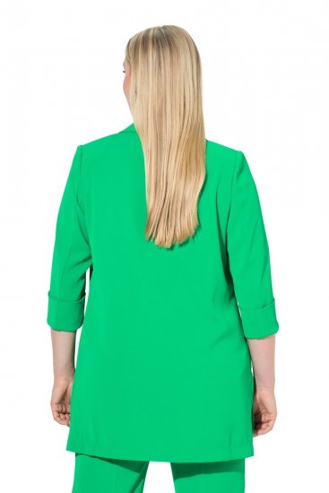 Ulla Popken 836165 Sacou lung cu mânecă 3/4 Verde - Sacouri - Sacouri în Mărimi Mari pentru Femei