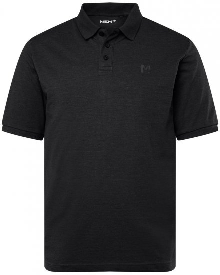 Men+ 256 Tricou polo Neagră - Tricouri polo - Tricouri Polo Bărbați Mărimi Mari